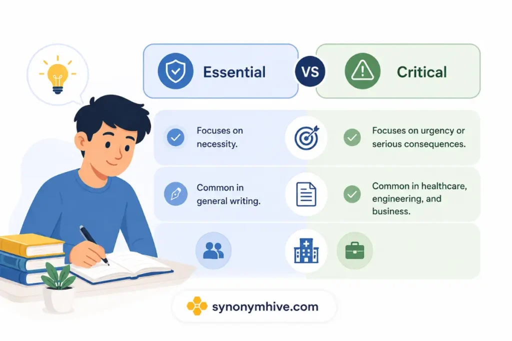Essential Vs Critical