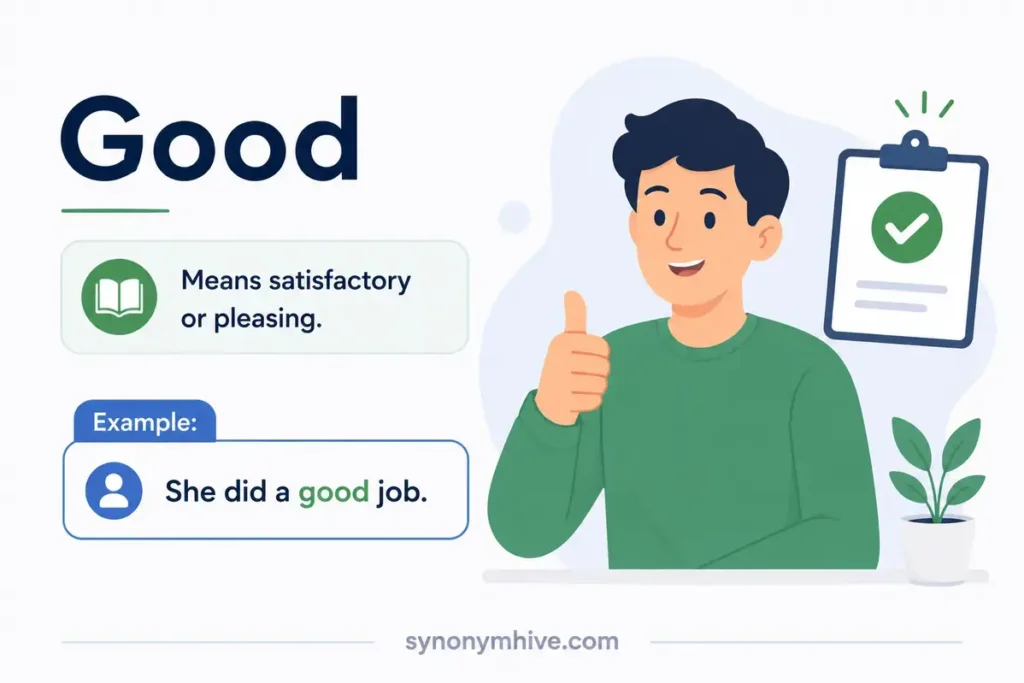 Good vs. Excellent: What's the Difference?