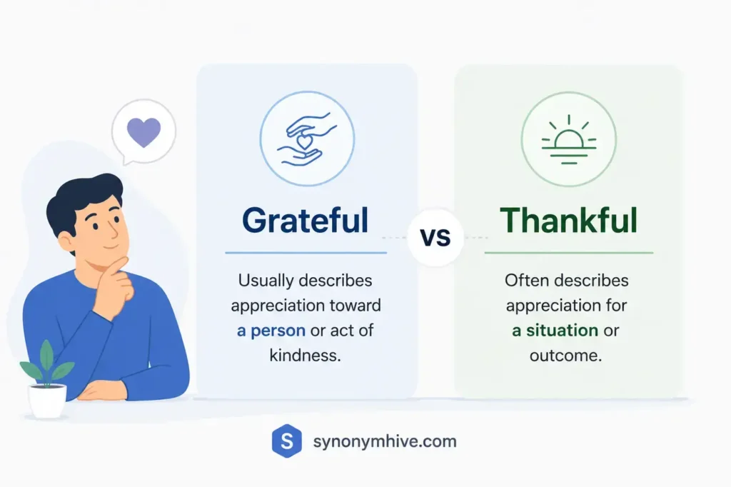 Grateful Vs Thankful
