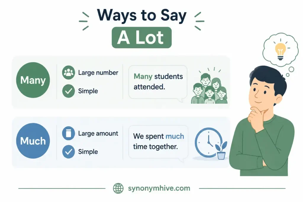 Master List Of Synonyms For A Lot