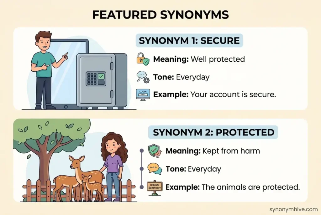 Master List Of Synonyms For Safe