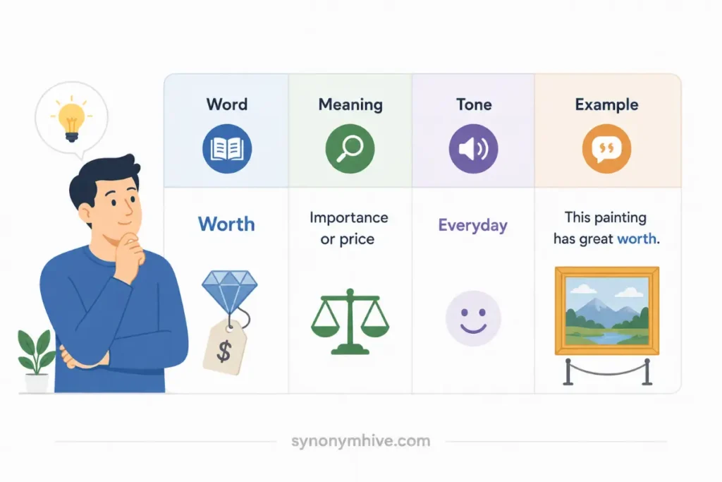 Master List Of Synonyms For Value