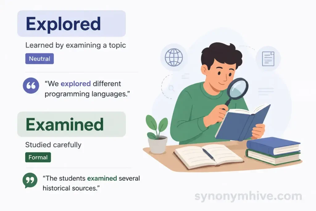 More Formal and Specialized Synonyms for "Learned"