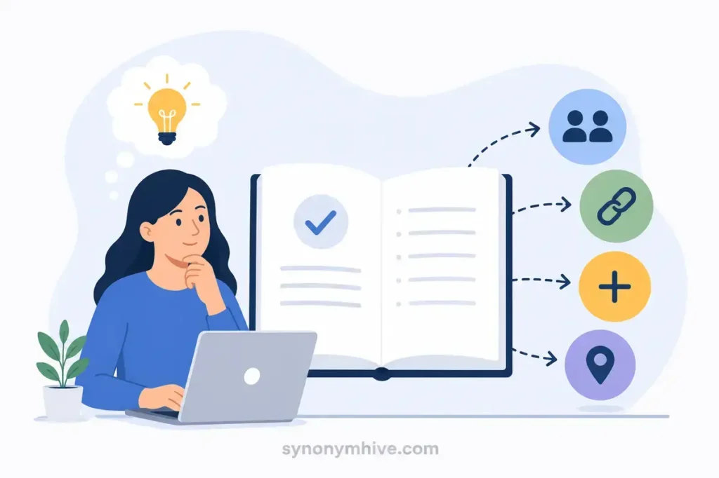 More Synonyms for With