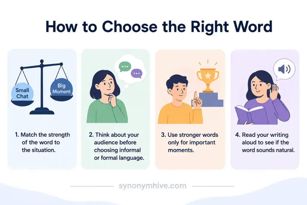 Quick Tips For Choosing The Right Synonym