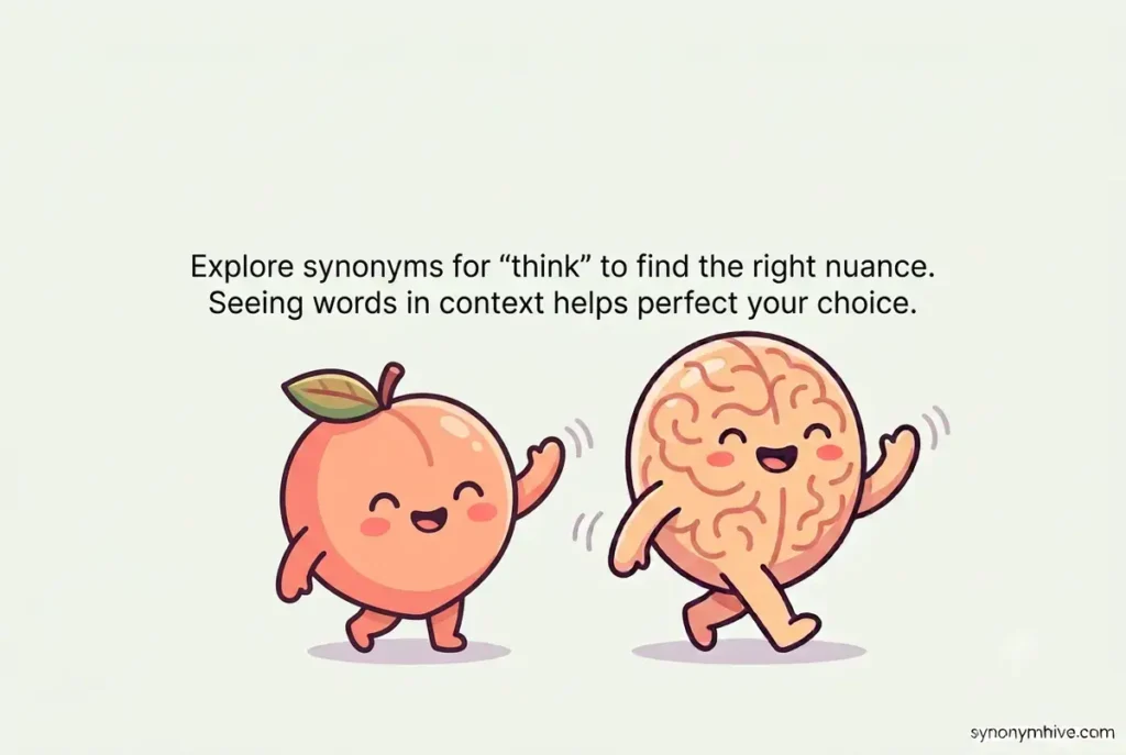 Real Life Example Sentences Using Synonyms For Think