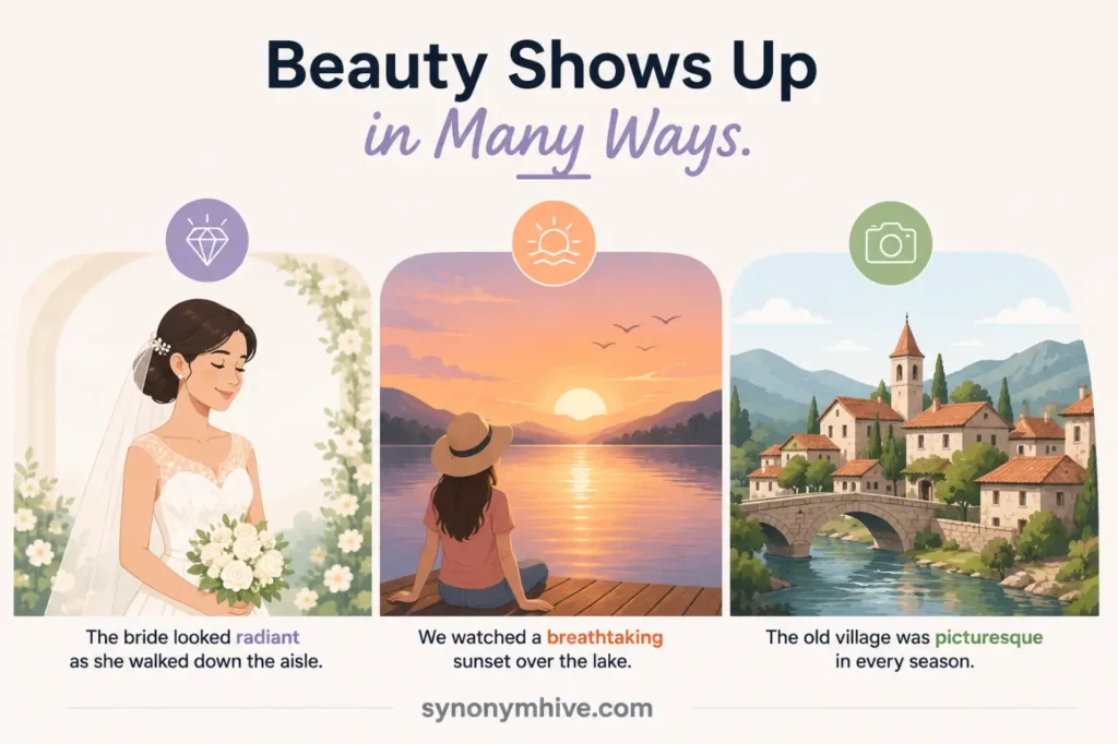 Real Life Examples Using Another Word For Beautiful