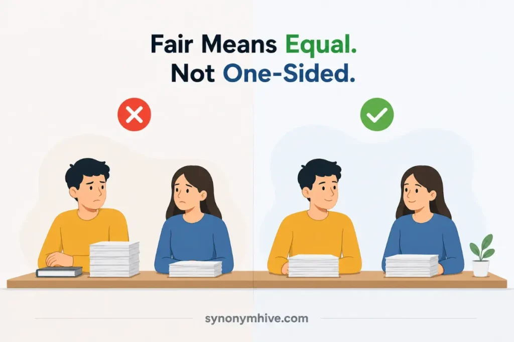 Real Life Examples Using Synonyms For Unfair