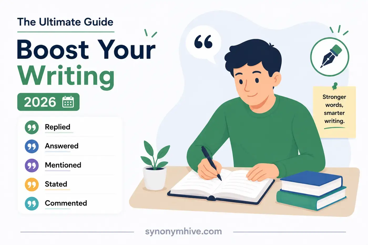Synonyms for Said: The Ultimate Guide Boost Your Writing (2026)