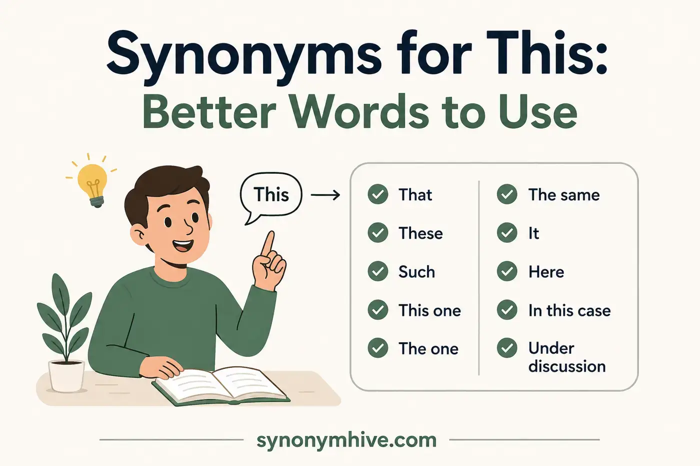 Synonyms for This: Better Words to Use