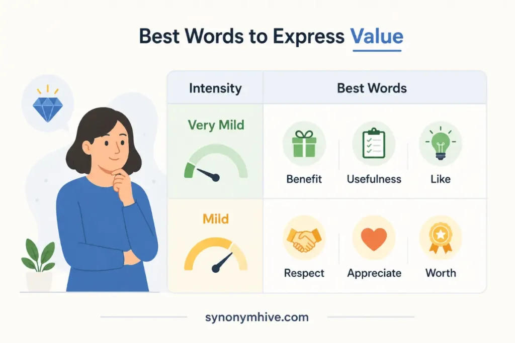 Synonyms For Value By Intensity