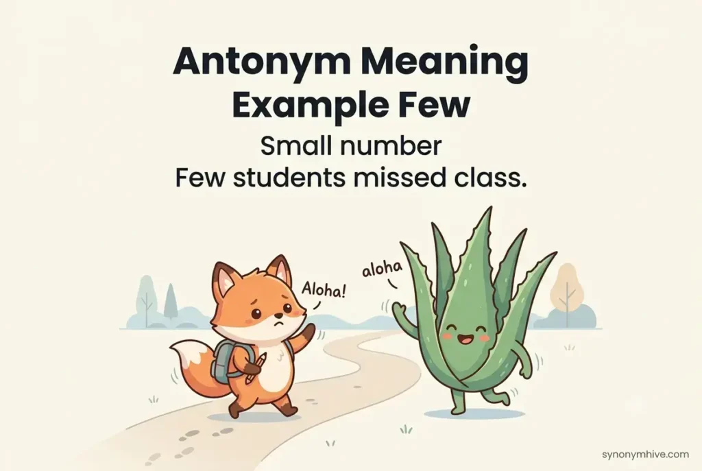What Are The Antonyms Of Many