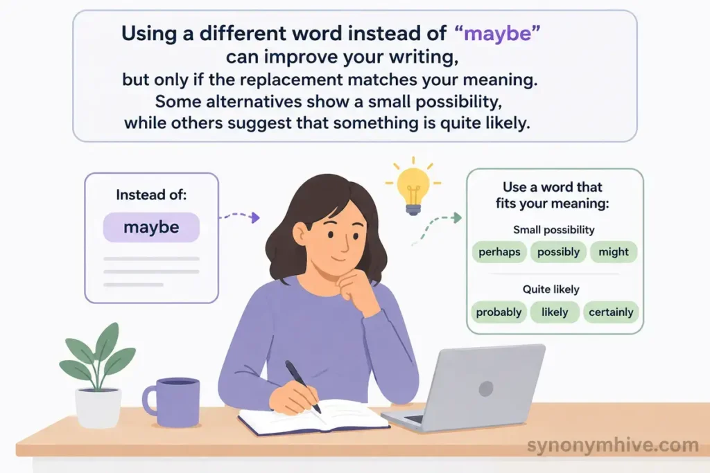 What Are the Most Common Mistakes When Using Synonyms for "Maybe"?