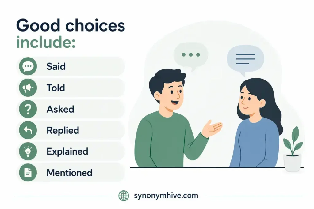 What's the Best Word for Speaking?