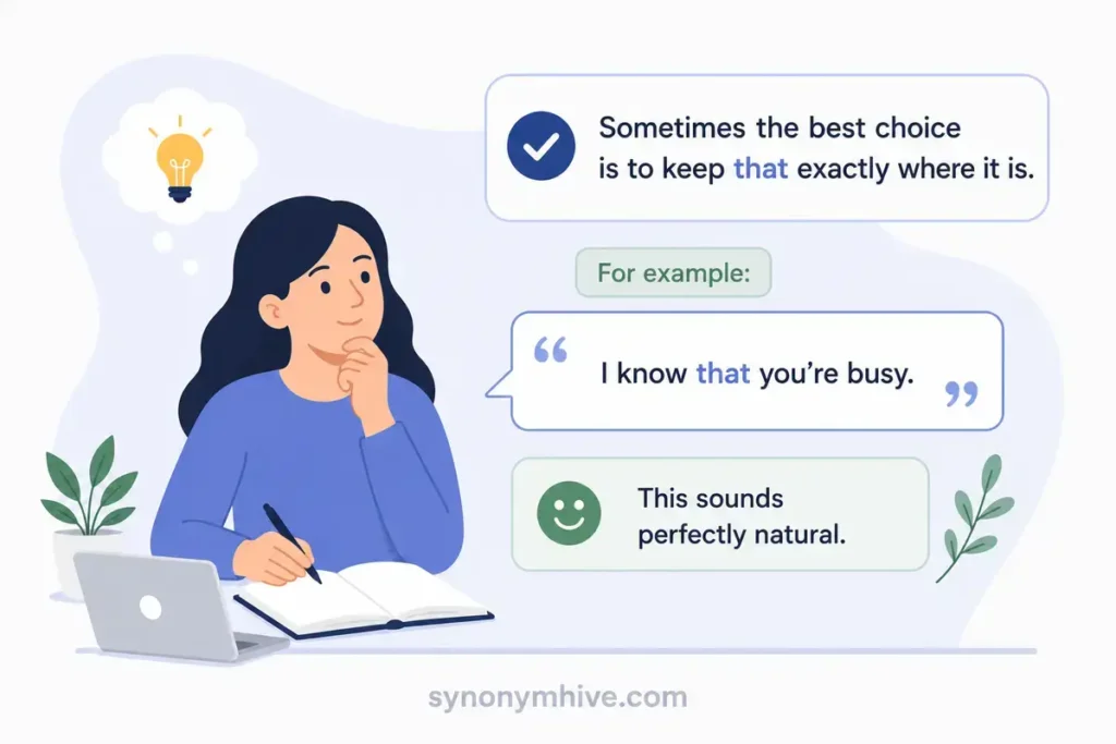When Should You Replace "That"?
