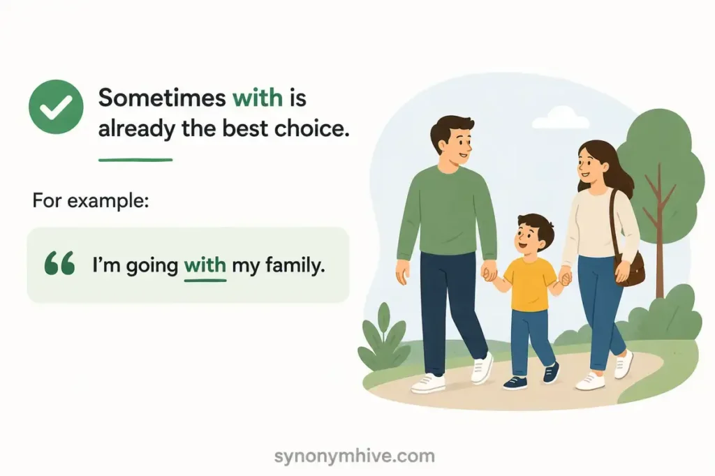 When Should You Replace "With"?