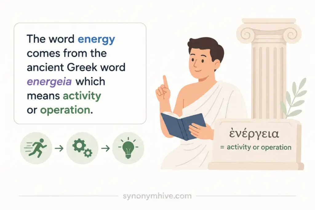 Where Did The Word Energy Come From