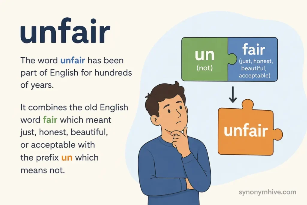 Where The Word Unfair Comes From