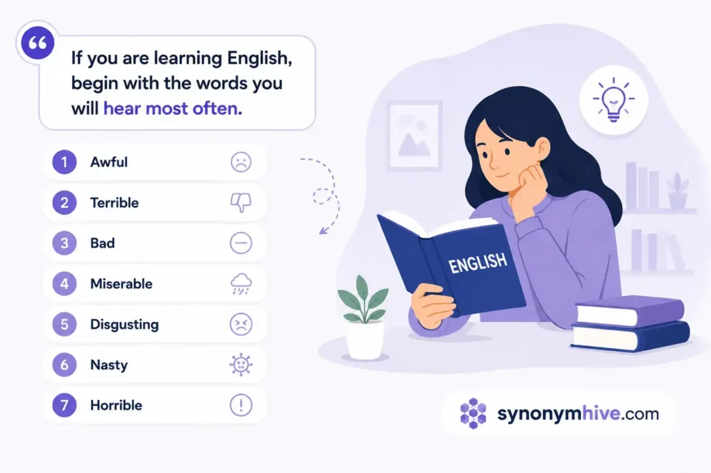 Which Synonyms Should English Learners Learn First