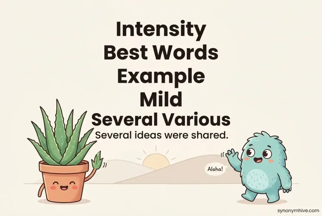 Which Synonyms Show Different Levels Of Quantity