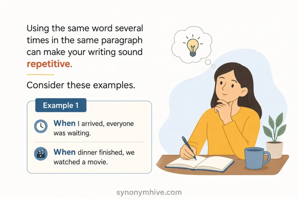 Why Should You Use Another Word Instead of "When"?