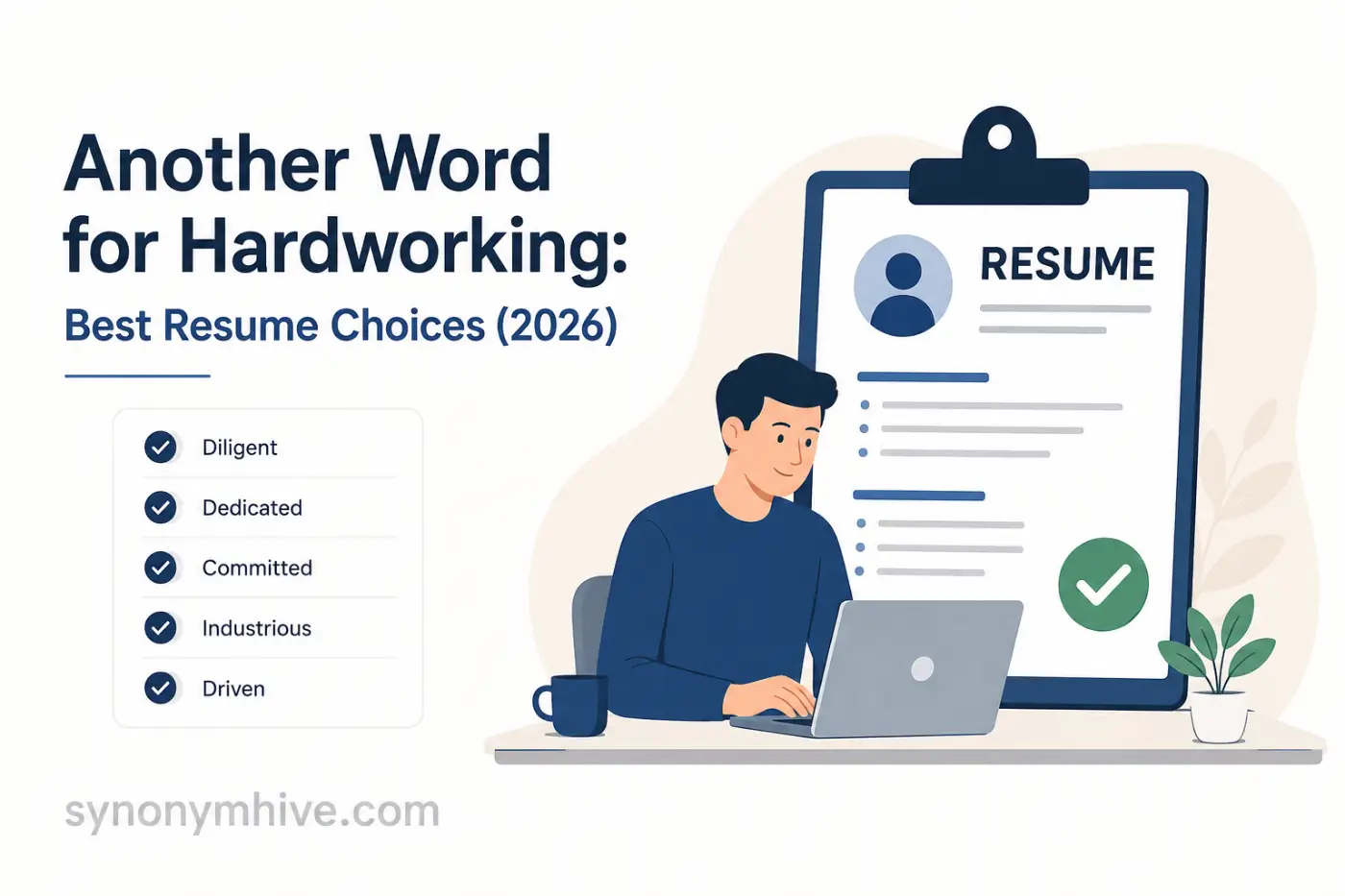Another Word for Hardworking: Best Resume Choices (2026)