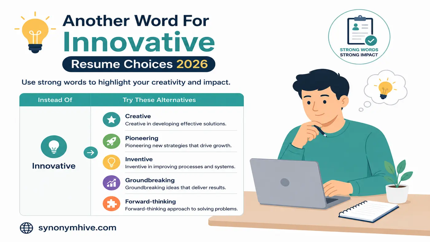 Another Word For Innovative Resume Choices 2026