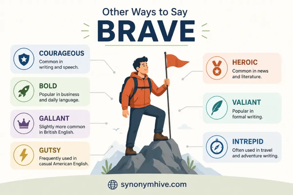 Do Americans And British People Use Different Words For Brave