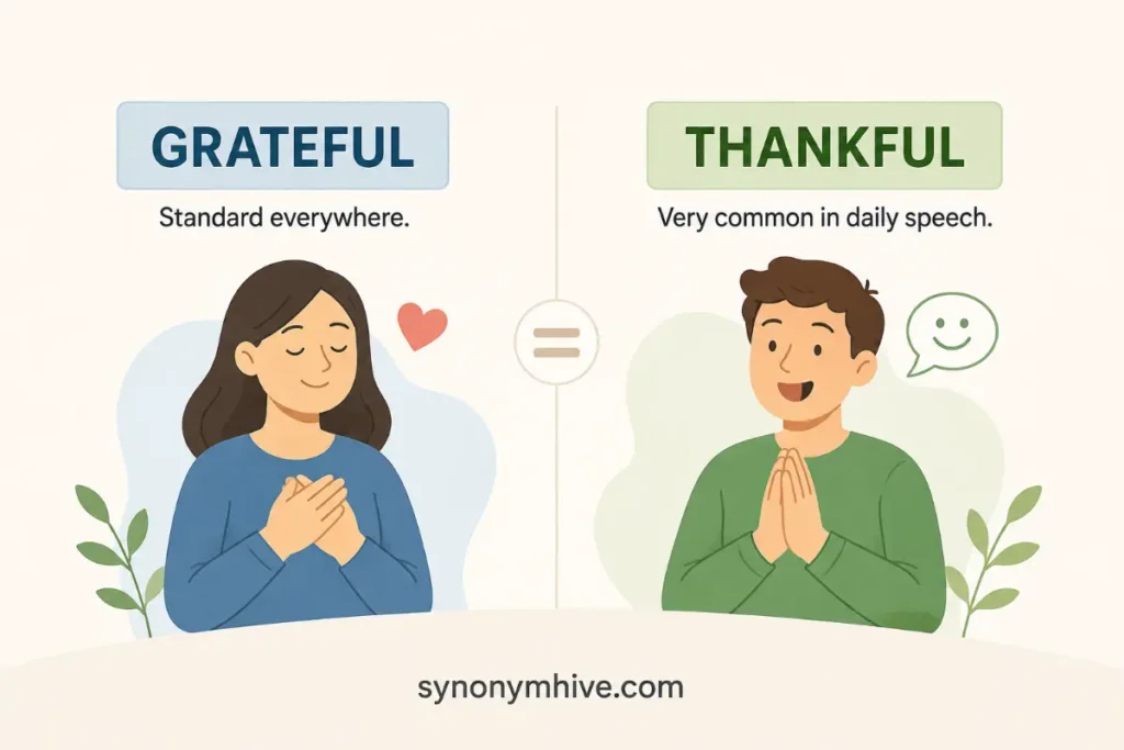 Do Americans And British People Use Different Words For Grateful