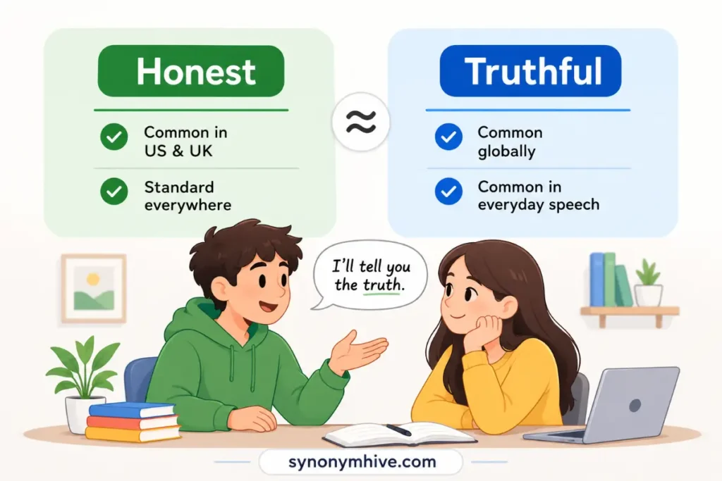 Do Americans And British People Use Different Words For Honest