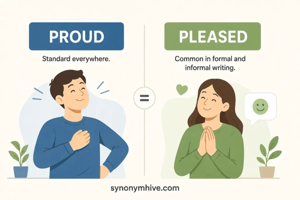 Do Americans And British People Use Different Words For Proud