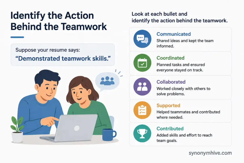 How Can You Avoid Repeating Teamwork On A Resume