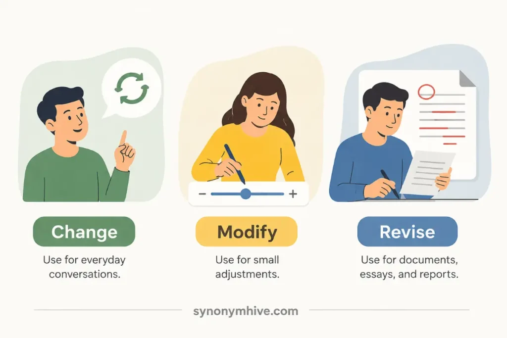 How Do You Choose The Right Synonym For Change