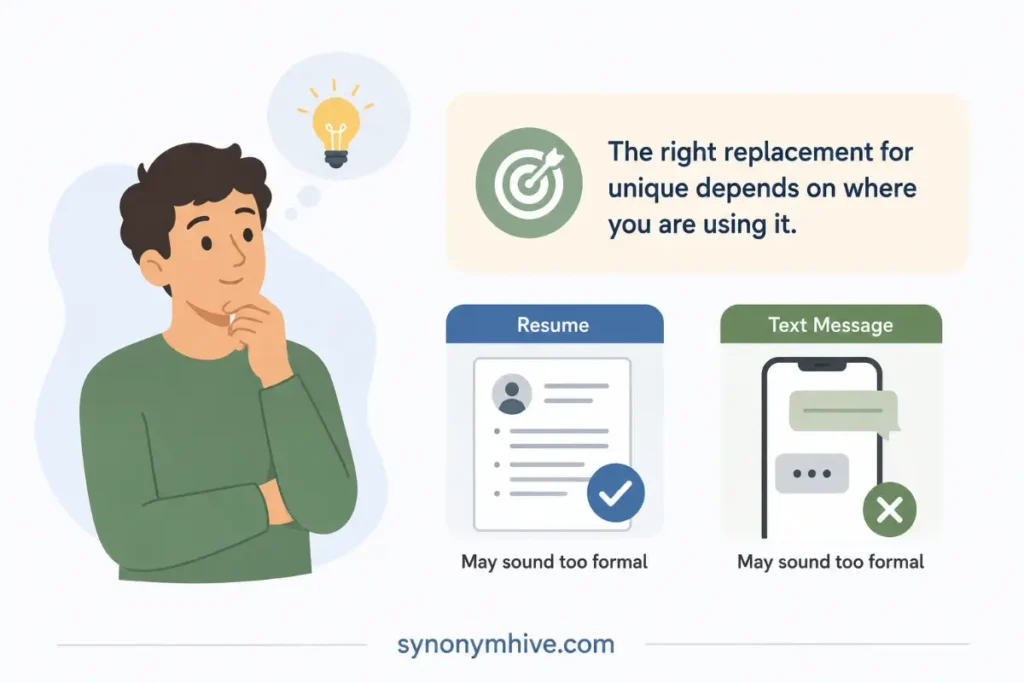 How To Choose The Best Synonym For Unique By Context