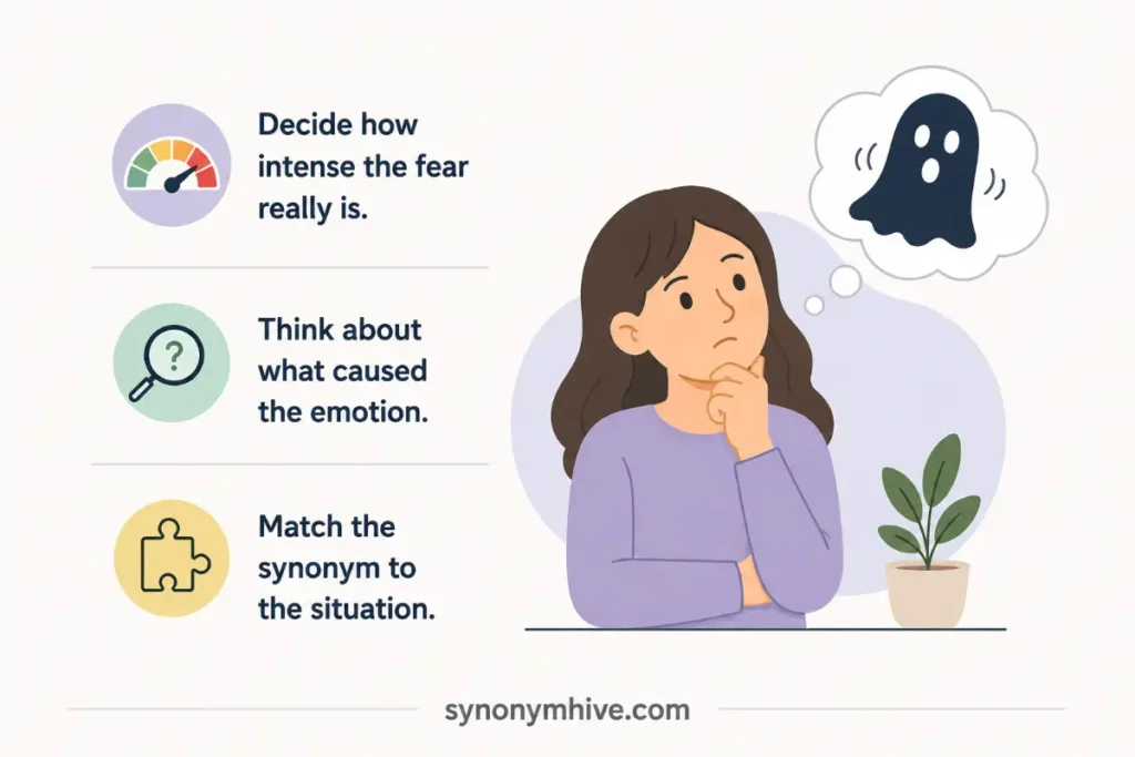 How To Replace Scared Without Sounding Dramatic