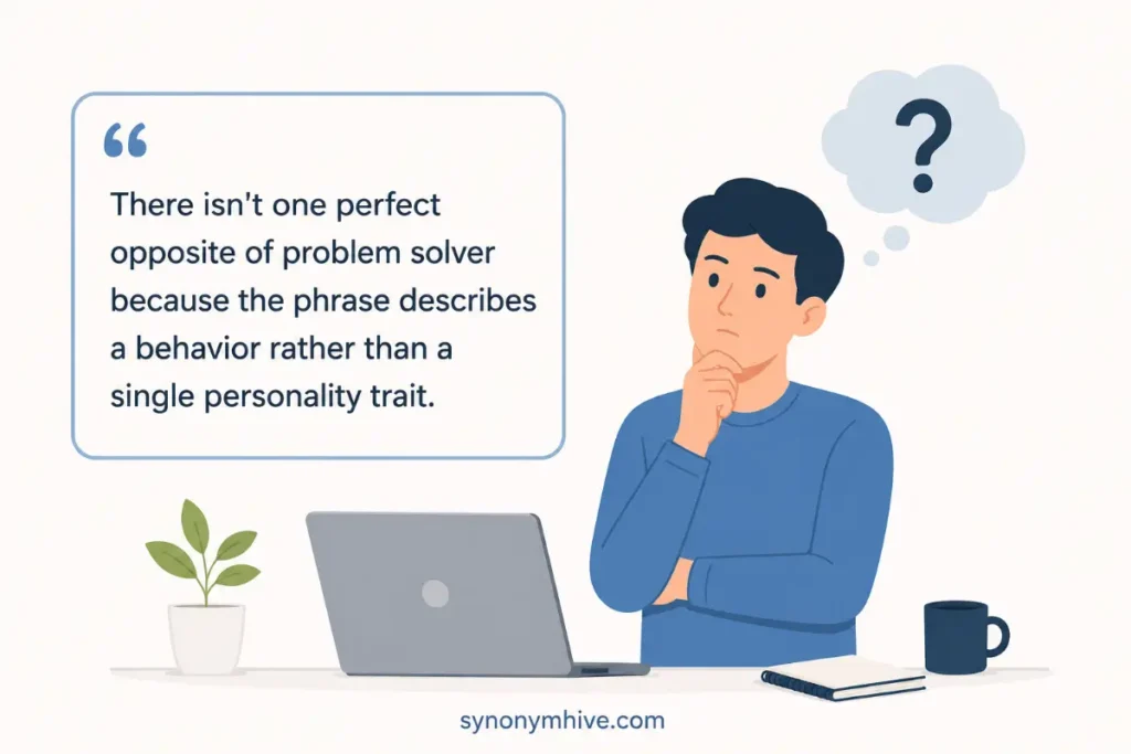 What Are The Antonyms Of Problem Solver