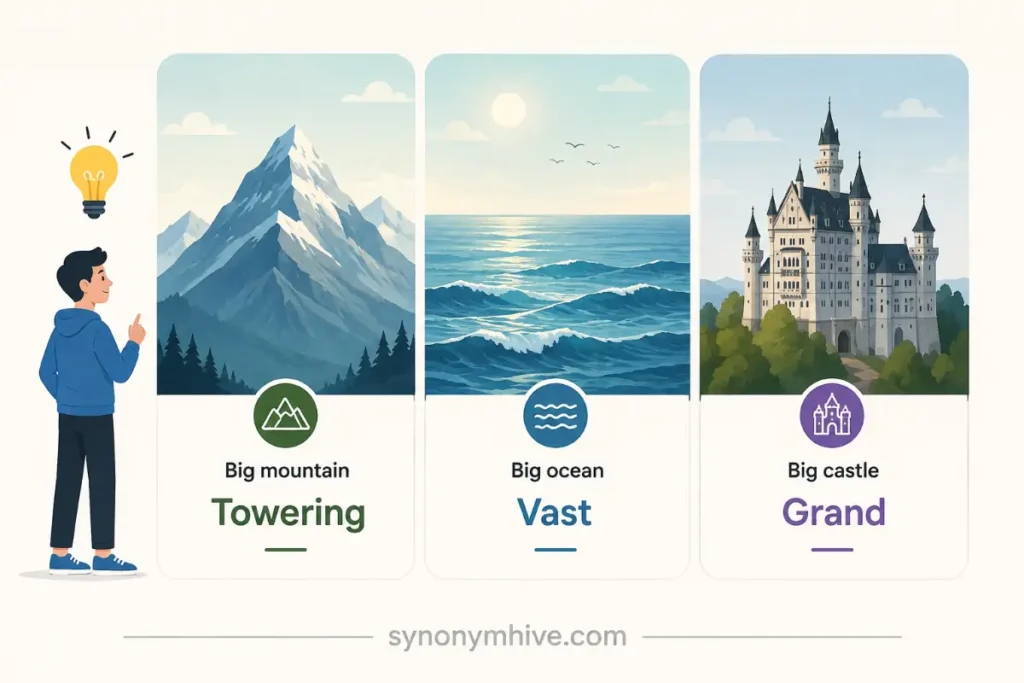 What Is Another Phrase For Big In Creative Writing