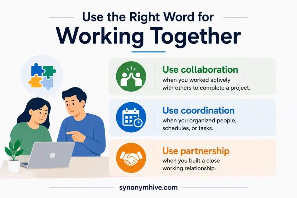 What Is Another Phrase For Teamwork On A Resume