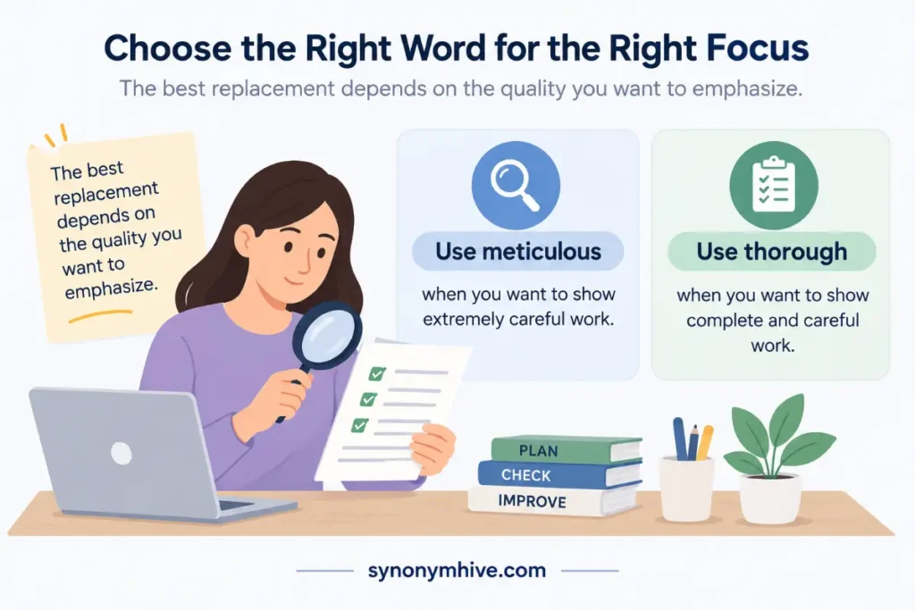 What Is Another Word For Detail Oriented