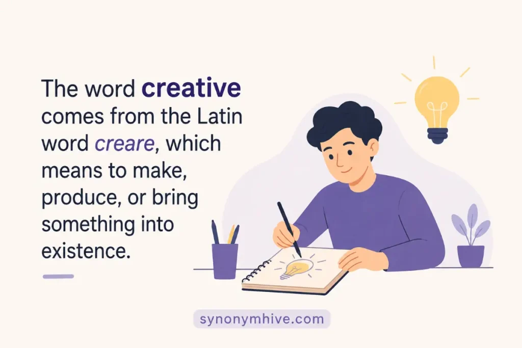 What Is The Origin Of The Word Creative