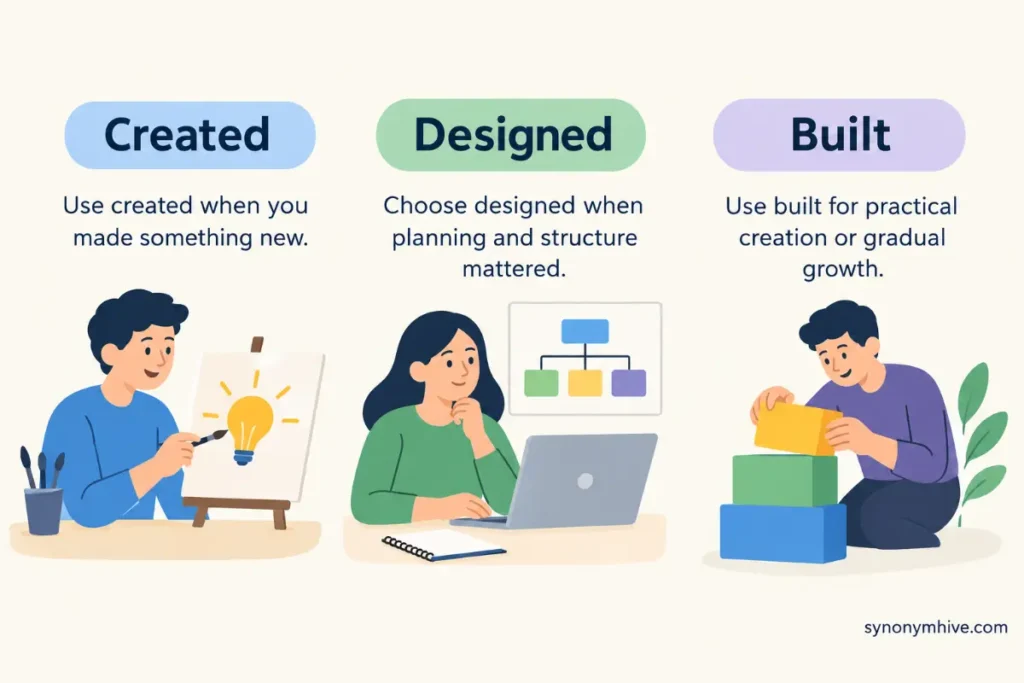 What should you remember about another word for developed