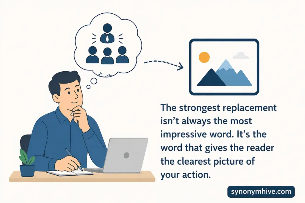 What should you remember about another word for worked