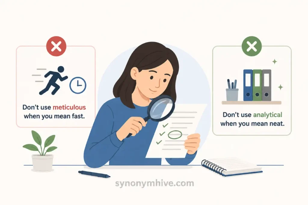 When Should You Not Use Detail Oriented