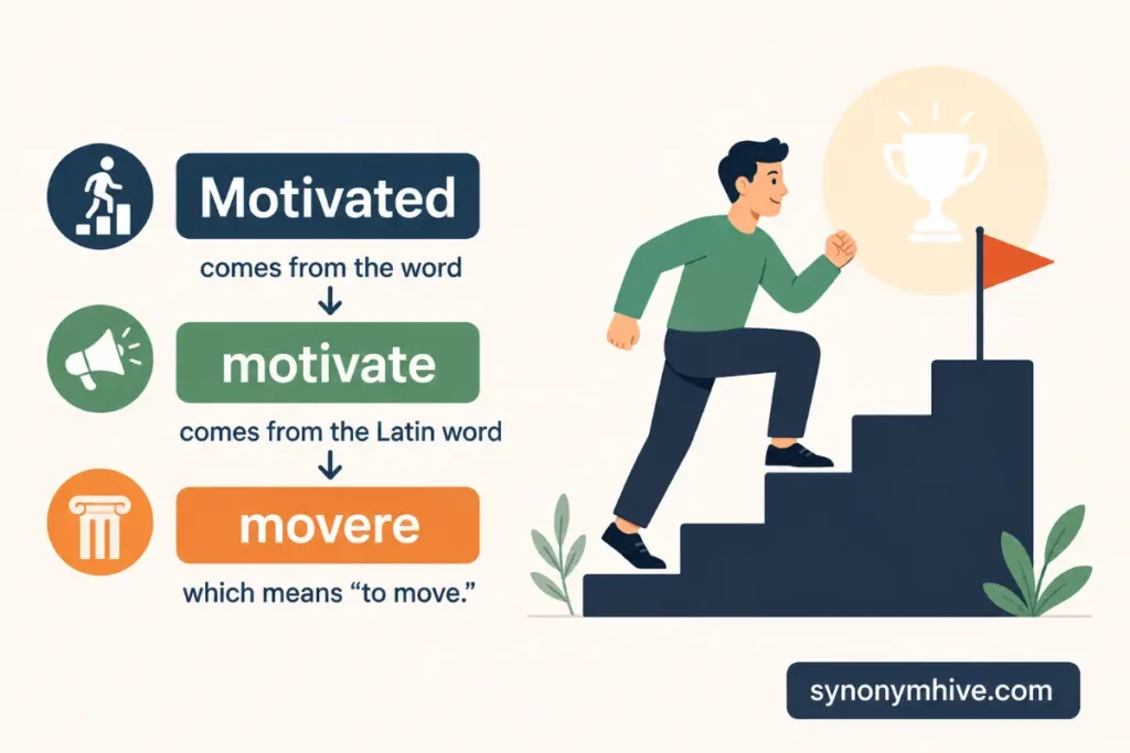 Where did motivated come from