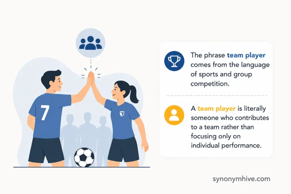 Where did the phrase team player come from