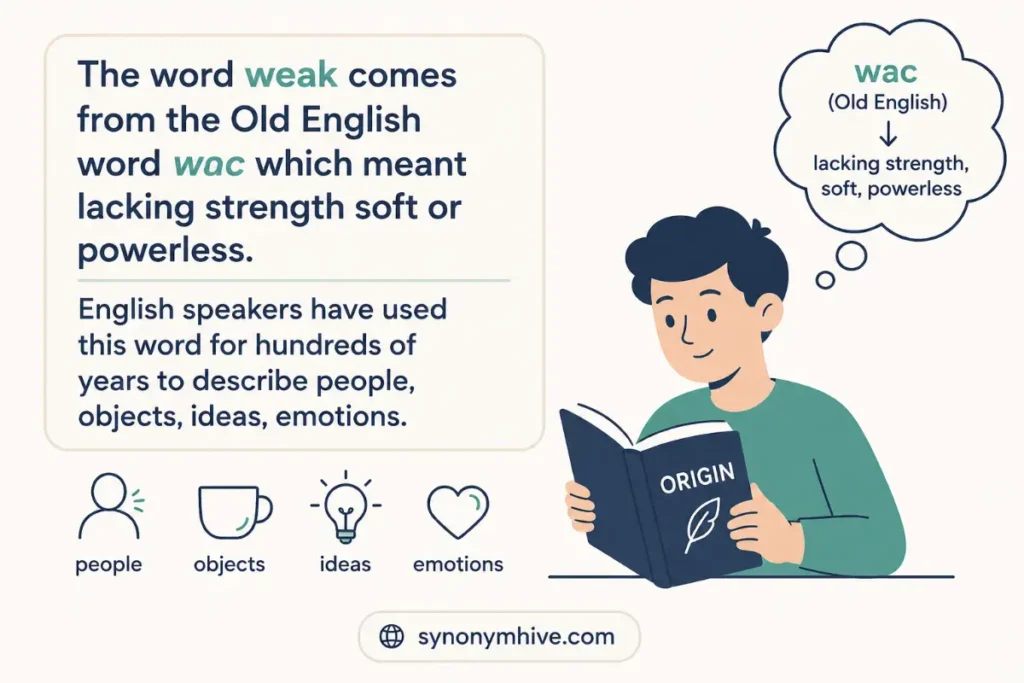 Where Does Weak Come From