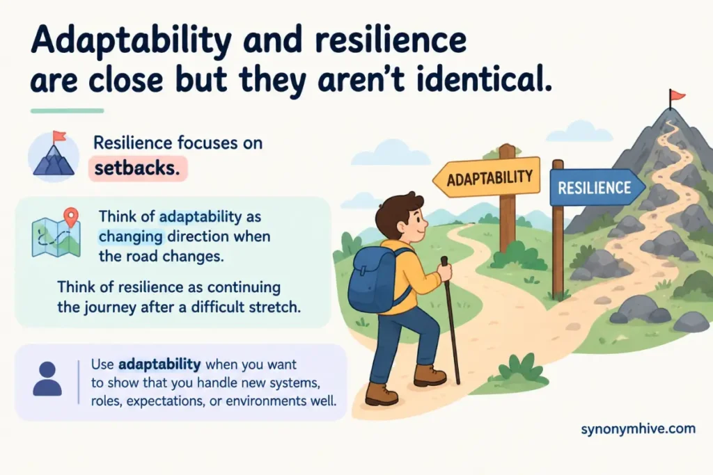 Adaptability vs resilience