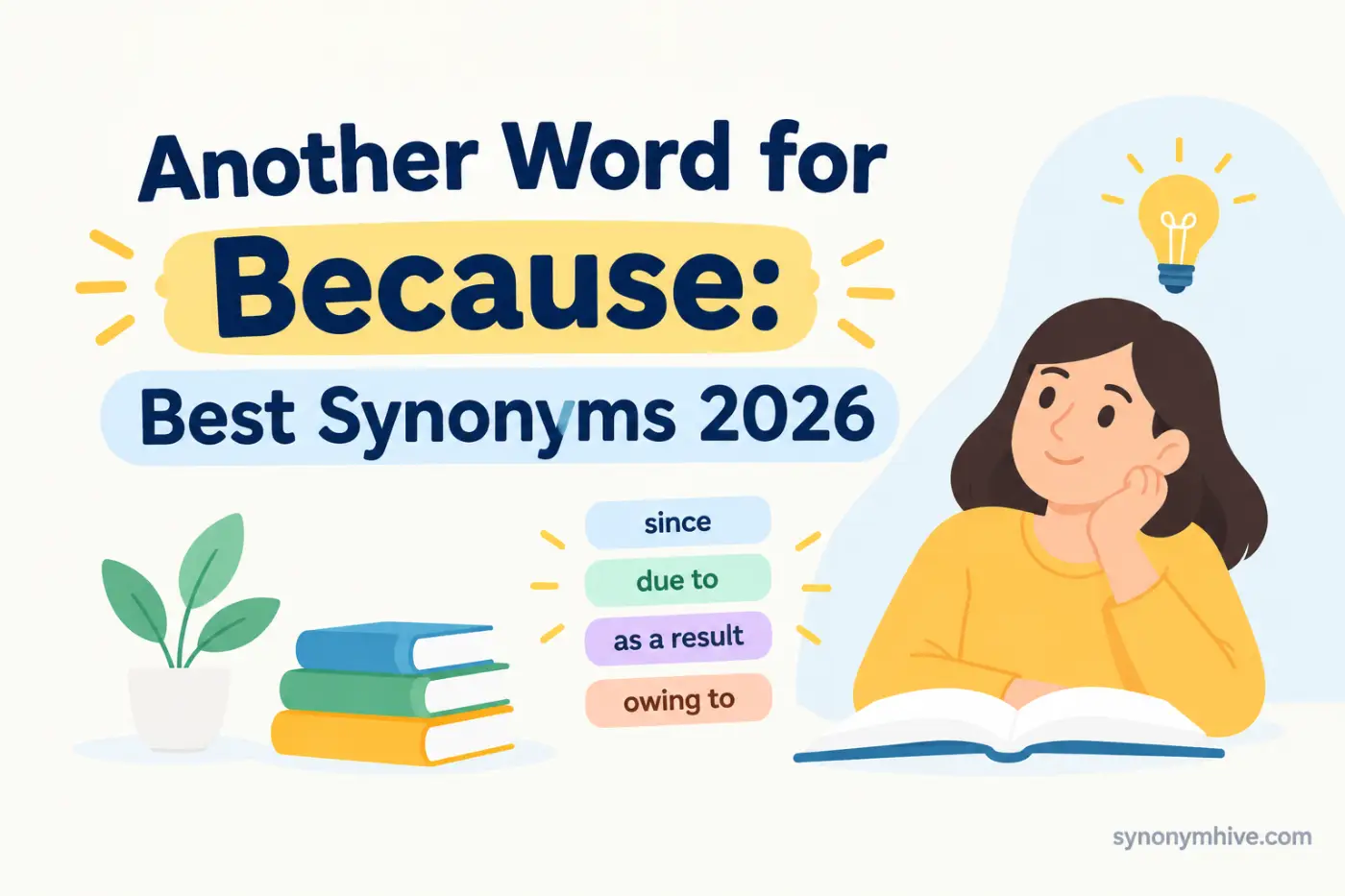 Another Word for Because: Best Synonyms 2026