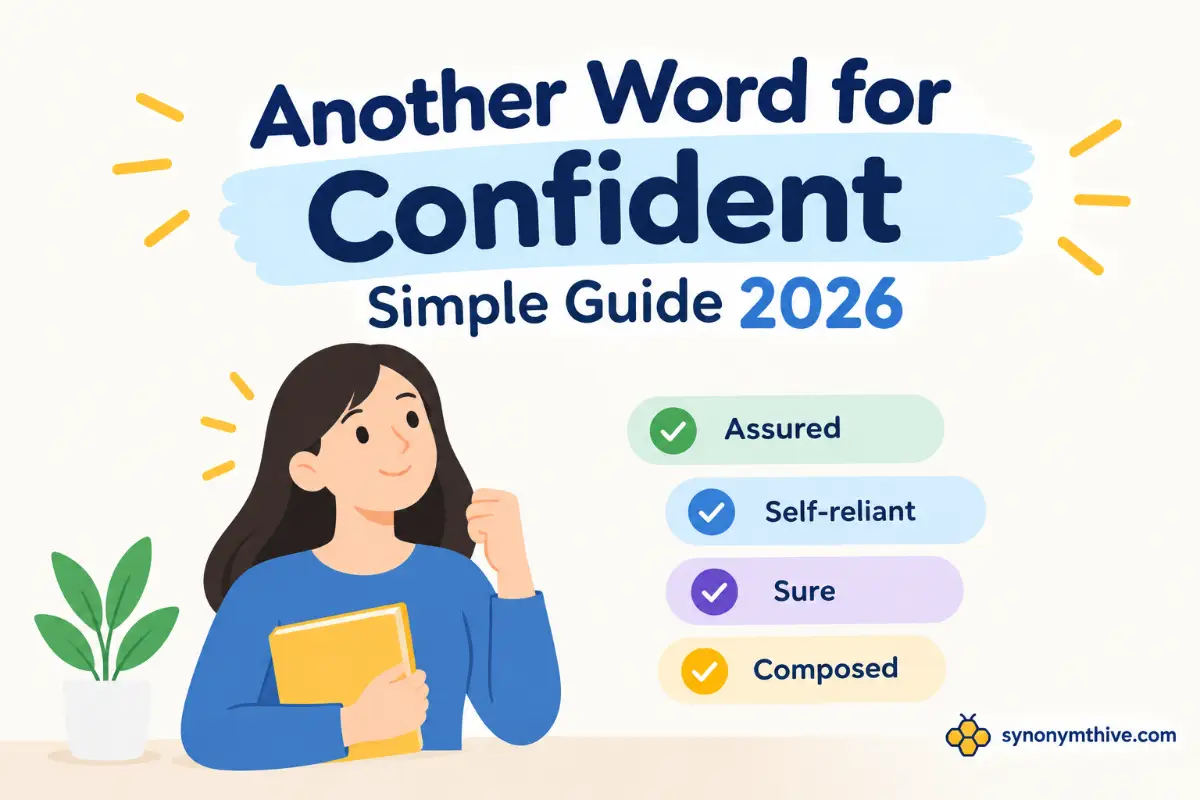 another word for confident Simple Guide 2026