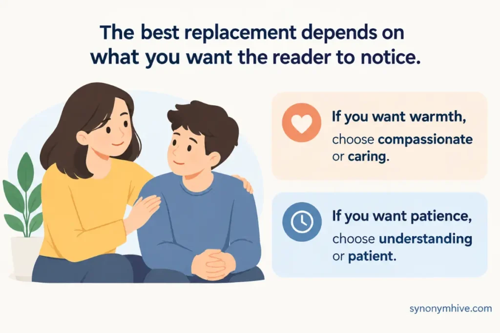 Another Word for Empathetic That Fits Your Goal
